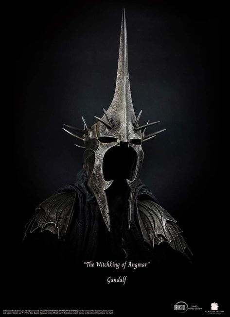 Lotr Witch King Tattoo, Morgoth Tattoo, Witch King Of Angmar Helmet, Uruk Hai Tattoo, Nazgul Tattoo, Sauron Helmet, Hai Tattoo, Witch King Of Angmar, Lotr Tattoo