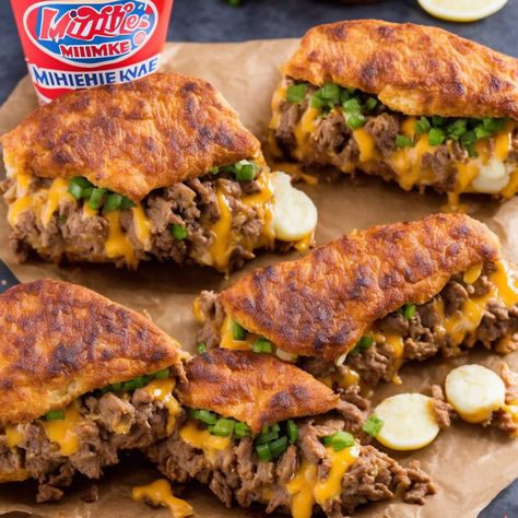 Steak Modiga Recipe, Jersey Mikes Big Kahuna Recipe, Jersey Mikes Copycat, Philly Cheesesteak Sliders Recipe, Jersey Mikes, Steak Taco Recipe, Blue Cheese Dressing Recipe, Black Bean Burger Recipe, Philly Cheese Steak Sliders