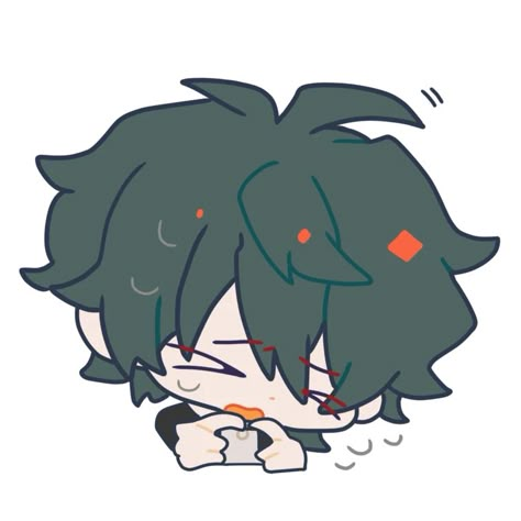 Ensemble Stars Stickers, Enstars Stickers, Chibi Tutorial, Pose Chibi, Emote Ideas, Mika Kagehira, Cute Pfps, Rhythm Games, Cute Drawing