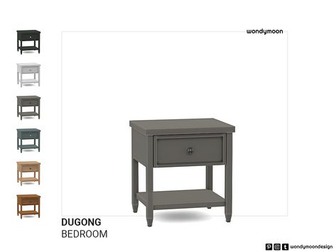 The Sims Resource - Dugong Bedside Table Sims 4 Cc Bedside Table Patreon, Wardrobe Wall, Sims 4 Beds, Tool Cabinet, Bedroom Bedside Table, Bed Table, Bedroom Bench, Modern Bedroom Furniture, Sims 4 Cc Furniture