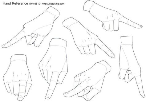 Hand Refs, Hands Tutorial, Anime Hands, Pointing Hand, Hand Drawing Reference, Hand Reference, Drawing Expressions, Hand Sketch, Figure Drawing Reference