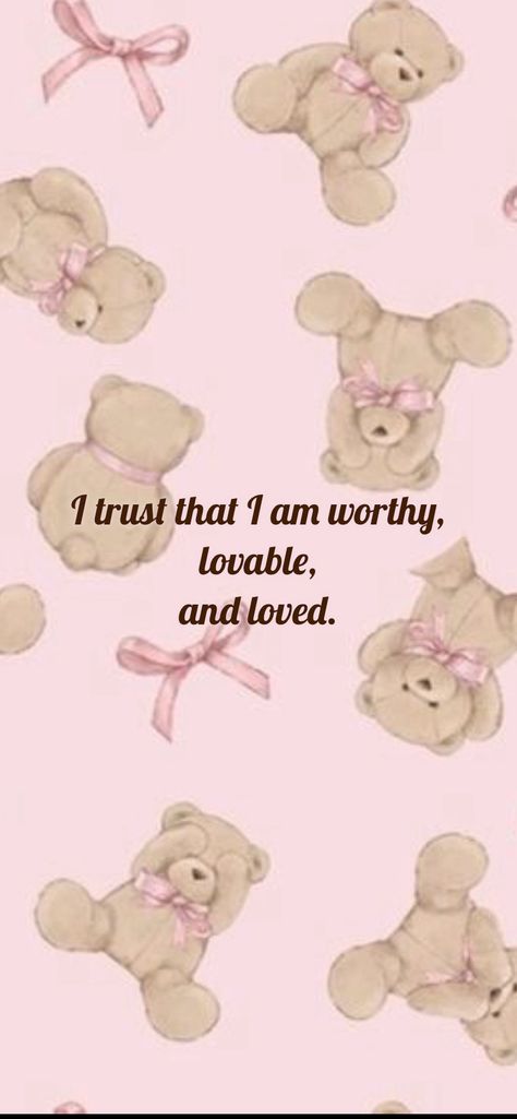 I trust that I am worthy, lovable, and loved.   From the I am app: https://iamaffirmations.app/download Positive Self Talk, I Am Worthy, I Trust, Self Talk, Trust Me, Fall In Love, I Know, Affirmations, In Love