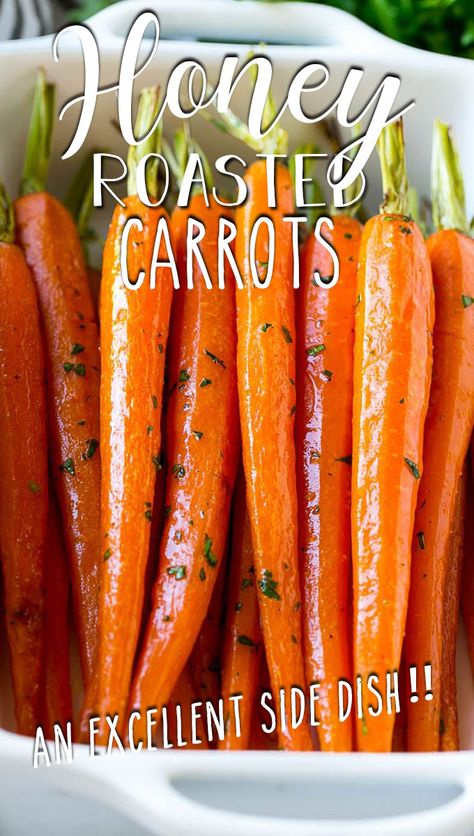 Whole Cooked Carrots, Roasted Carrot Appetizer, Healthy Glazed Carrots Recipe, Roasted Whole Carrots Recipe, Honey Carrots Roasted, Whole Carrot Recipes, Roasted Mini Carrots, Glazed Whole Carrots, Whole Roasted Carrots