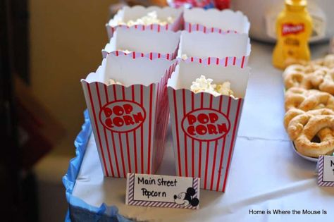 Disney World Party, Super Hero Food, Disney Party Foods, Disney World Birthday, Disney Themed Food, Disney Inspired Food, Outdoor Movie Night, Disneyland Birthday, Mickey Birthday Party