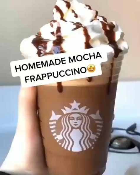 Resep Starbuck, Minuman Starbucks, Pasti Fit, Homemade Mocha, Homemade Starbucks, Diy Starbucks, Starbucks Drinks Diy, Frappe Recipe, Bebidas Do Starbucks