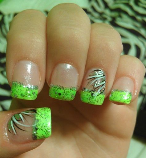 Love!! Nail Ideas Summer Square, Neon Nail Ideas Summer Square, Lime Green Nail Designs, Neon Nail Ideas Summer, Seahawk Nails, Neon Nail Ideas, Seahawks Nails, Nail Ideas Summer, Prom Nails Red