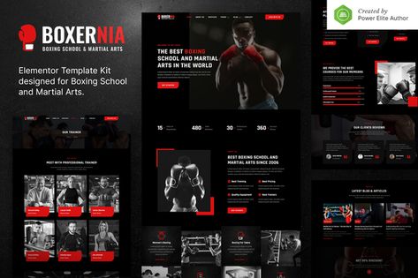 Landing Ideas, Creating Websites, Training Boxing, Sports Website, Boxing Club, Free Plugins, Boxing Gym, Martial Arts Training, Website Development Services