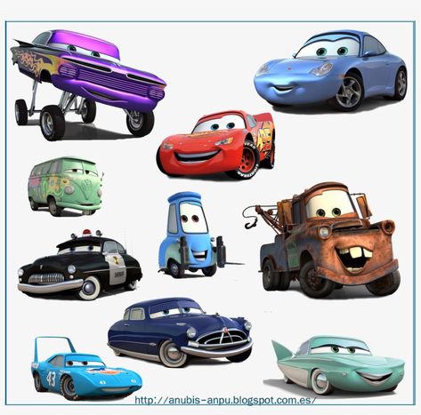 Copa Piston, Disney Cars Characters, Disney Cars Theme, Mater Cars, Disney Png, Disney Cars Party, Kids Cartoon Characters, Cars Disney, Car Themed Parties