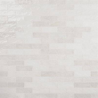 Serena White 3x8 Wave Crashing, Glazed Ceramic Tile, Ceramic Subway Tile, Local Color, Sanded Grout, Ivy Hill Tile, Tile Saw, Tile Work, Ceramic Wall Tiles