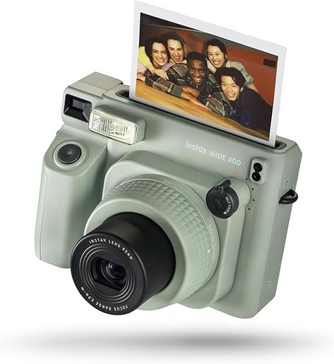 Amazon.com : Fujifilm INSTAX Wide 400 Instant Camera - Sage Green : Electronics Fujifilm Instax Wide, Instax Wide, Fujifilm Camera, Instant Film Camera, Remote Camera, Fish Eye Lens, Instant Photos, Shopping Photography, Instant Film