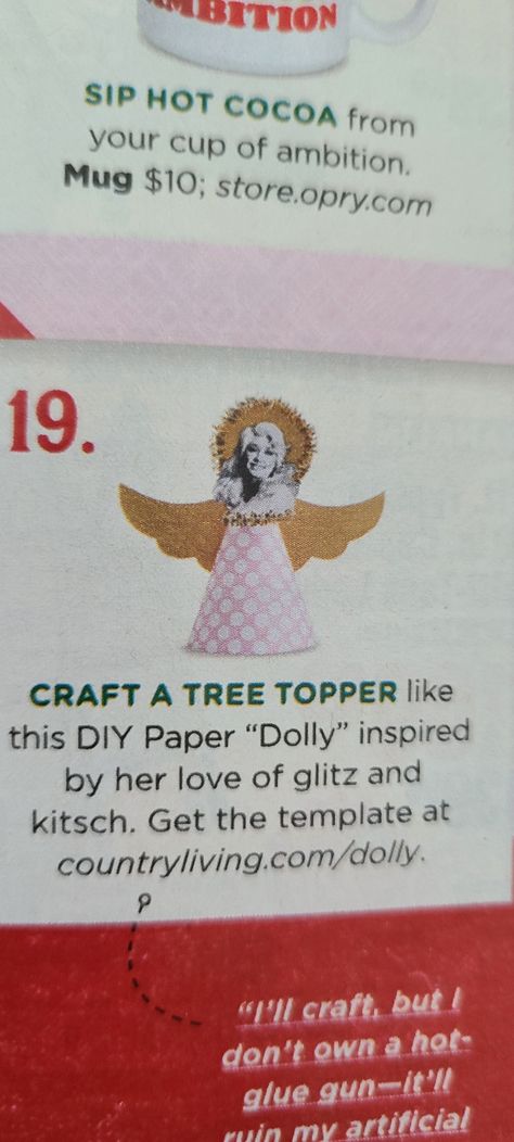 Dolly Parton tree topper Dolly Parton Christmas, Dolly Christmas, Christmas Tree Topper, Tree Topper, Dolly Parton, Christmas Tree Toppers, Tree Toppers, Christmas Table, Hot Cocoa