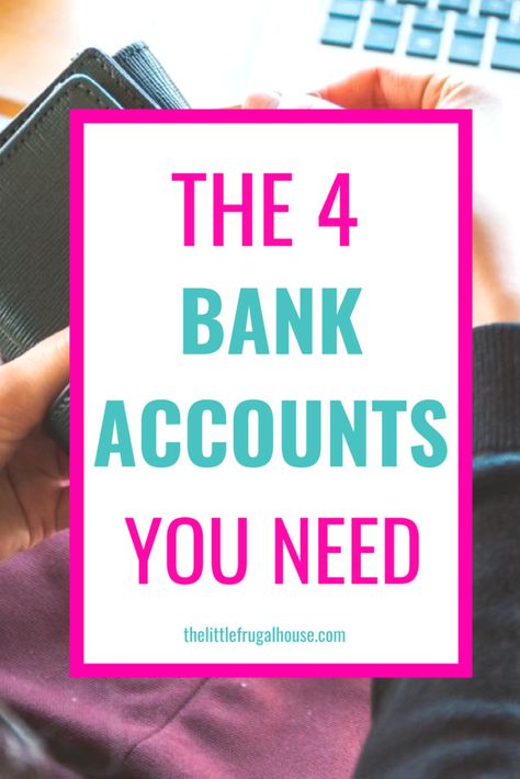 Why You Need At Least 4 Bank Accounts - The Little Frugal House Saving Accounts To Have, Different Savings Accounts, Multiple Bank Accounts, Horror Wallpapers, Womens Issues, Grocery Savings Tips, Savings Goal, Money Financial, Money Problems