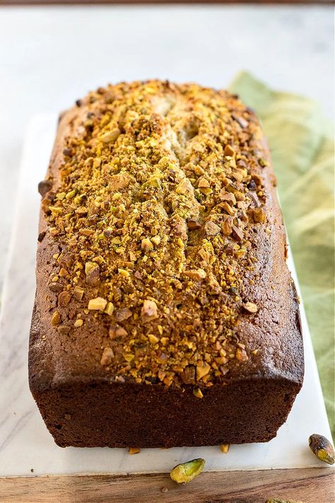 Pistachio Loaf - CPA: Certified Pastry Aficionado Pistachio Loaf, Sweet Bread Rolls, Chocolate Pistachio, Cranberry Pistachio, Almond Extract, Dinner Bread, No Knead Bread, Sweet Breads, Quick Breads