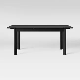 Shop Target for Dining Tables you will love at great low prices. Free shipping on orders of $35+ or same-day pick-up in store. Modern Dining Table Black, Black Dining Chairs Modern, Modern Extendable Dining Table, Table With Extension, Mid Century Dining Table, Parsons Dining Chairs, Trestle Dining Tables, White Dining Chairs, Project 62