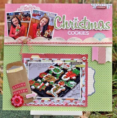 A Jillibean Soup Christmas scrapbook layout by Katrina Hunt. Christmas Scrapbook Pages, Christmas Scrapbook Layouts, Holiday Scrapbook, Recipe Scrapbook, Christmas Layouts, Scrapbook Layout Sketches, Fall Scrapbook, Christmas Scrapbook, Photo Scrapbook