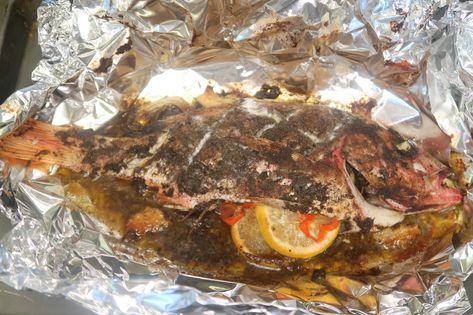 Oven Roasted Jerk Snapper – Cooking With FoodDealer Snapper Recipes, Whole Fish, Jerk Seasoning, Rice And Peas, Pescatarian Recipes, Red Snapper, Pretty Plates, Sweet Smell, Crushed Garlic