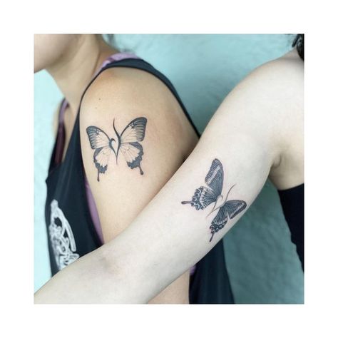 Cody W. Wicker - Tattoo Artist on Instagram: "NEDA butterfly’s for @sarahbabbyy @izzy.on.the.rocks ✨🦋✨🦋✨ #finelinetattoo #singleneedle #butterflytattoo #blacktattoo #tattooideas #microrealism #tattoostyle #tattooideas #tattooartist #tattooed #vintagetattoo #vintagetattoos #tattoos_of_instagram #tattoo #tattoos #blackworktattoo #thetattooshop #tattooshop #jacksonvilletattoos #Jacksonville #saintaugustine" Tattoo Designs Neda Butterfly, Tattoos Neda Butterfly, Butterfly Recovery Tattoo, Neda Tattoos, Semi-colon Butterfly Tattoo Aesthetic, Neda Tattoo, Semi-colon Butterfly Tattoo Simple, Neda Symbol, Semi-colon Tattoo Butterfly Wrist