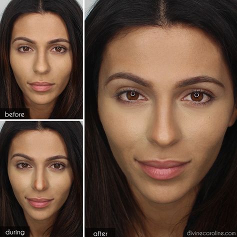 Teni Panosian Makeup, Contour Nose, Nose Highlight, Bulbous Nose, Makeup Contour, Nose Contour, Nose Makeup, Wedding Makeup Tips, Nose Surgery