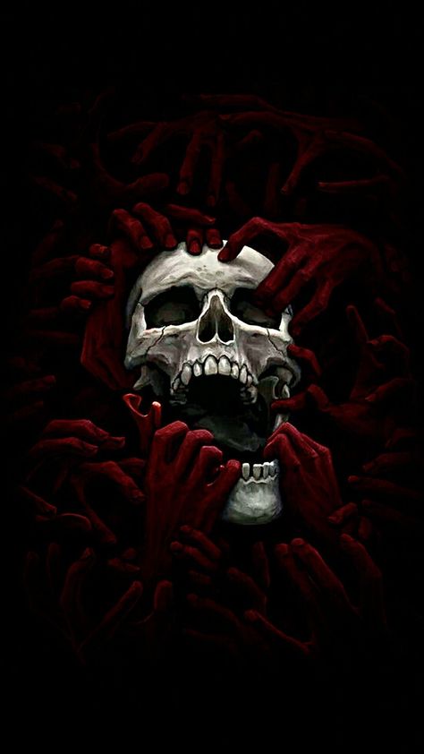 Wallpaper Iphone Skull, Black Aesthetic Wallpaper Iphone, Colorful Skull Art, Ahri Wallpaper, Skeleton Artwork, Scary Wallpaper, Aesthetic Wallpaper Iphone, Crow Art, Emo Wallpaper