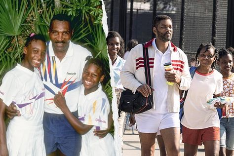 King Richard accuracy: fact vs. fiction in Will Smith’s Venus, Serena, and Richard Williams movie. Serena Williams Body, Movie Frames, Venus And Serena Williams, Pete Sampras, Richard Williams, Child Protective Services, Fav Movie, King Richard, American Culture