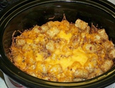 Tater Tot Casserole Crock Pot, Cheesy Chicken Tater Tot Casserole, Ranch Tater Tot Casserole, Sunday Meals, Chicken Tater Tot Casserole, Tater Tot Recipes, Mustard Powder, Chicken Ranch, Crockpot Casserole