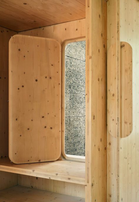 Aixopluc completes cross-laminated timber extension to Catalan house Cross Laminated Timber, Cork Panels, Porch Enclosures, Brick Mason, Cottage Windows, One Room Apartment, Corrugated Metal Roof, Cladding Materials, Timber Panelling