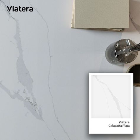 Viatera is a quartz surface known for durability and easy maintenance. This is why we can recommend you to use them for the Kitchen, bathroom and other places you need luxury, beauty and hygiene at the same time. With the known quality and perfectly shaped veins of Calacatta Plata, you will realize that this flawless and timeless design will fill your day. Take a look at Viatera at the link in our bio. Product: Viatera Calacatta Plata #LXHausys #Viatera #Calacatta #CalacattaPlata #quartz Calacatta Plata Quartz, Gold Veins, Quartz Worktops, Quartz Counter, Quartz Surfacing, Personal Organization, Luxury Beauty, Kitchen Bathroom, Base Colour