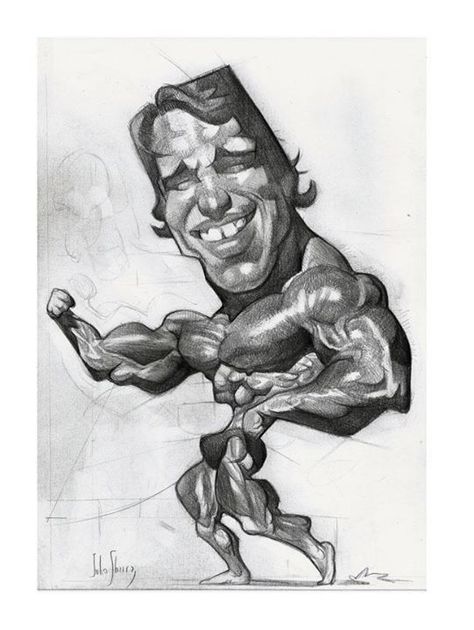 Julio Cesar Ibarra Warnes - Arnold Schwarzenegger Pencil Drawing Images, Caricature Art, Funny Guy, Caricature Sketch, Funny Caricatures, Caricature Artist, Celebrity Caricatures, Caricature Drawing, Cartoon People