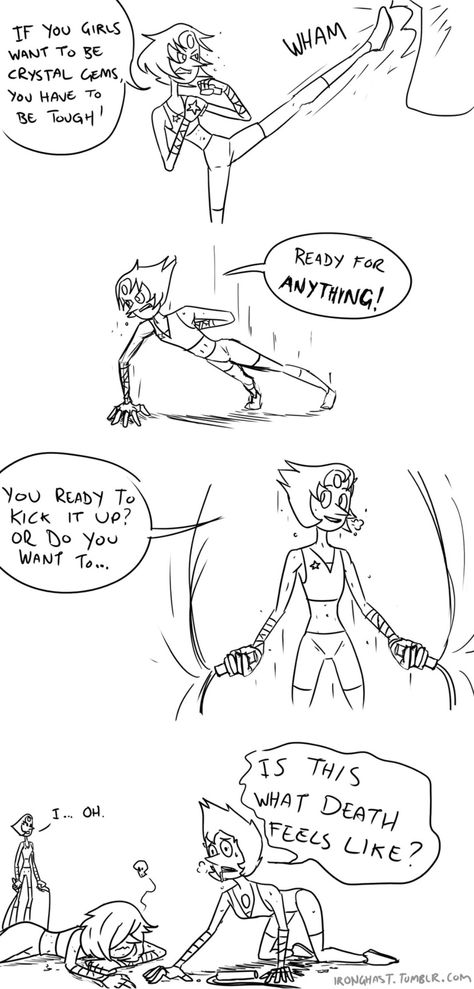 Pearl training Blue Pearl and Yellow Pearl. Omg, yellow pearl gets me. XD kudos to original artist! This is hilarious Pearl Fanart, Shiny Rocks, Fnaf Foxy, Weird Thing, Pearl Steven, Steven Universe Memes, Cartoon Network Shows, Crystals Gems, Steven Universe Funny