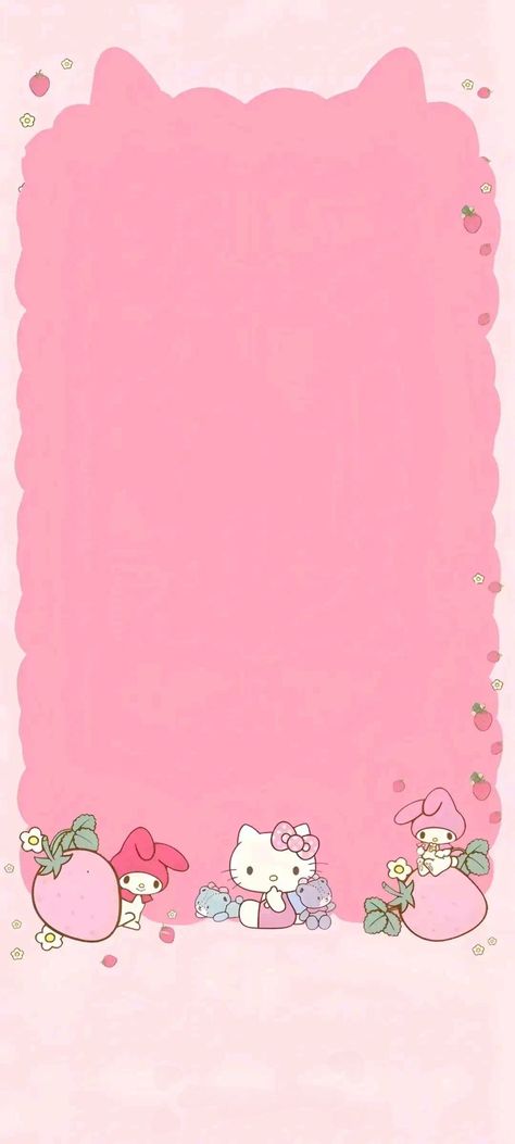 2/2 Homescreen Hello Kitty School Wallpaper, Hello Kitty School, My Melody Wallpaper, Themes App, Sanrio Wallpaper, Sanrio Characters, Hello Kitty Wallpaper, Home Wallpaper, Aesthetic Backgrounds