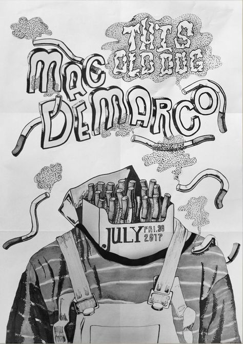 Mac Demarco Poster Vintage, Printable Wall Collage, Grunge Posters, Mac Demarco, Funny Aesthetic, Poster Bedroom, Music Collage, Music Poster Design, Office Room Decor