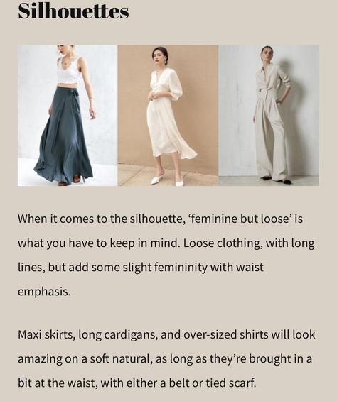 Soft Natural Ingenue Style, Romantic Minimalist Outfit, Skirts For Soft Natural, Ethereal Essence Outfits Casual, Flamboyant Natural Style Guide, Ethereal Body Type, Ethereal Essence Style Casual, Soft Natural Neckline, Soft Natural Casual Outfit