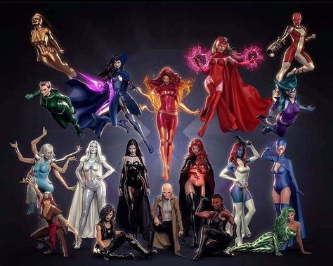 Xmen Characters, Marvel Heroines, Marvel Xmen, Marvel Comics Superheroes, Scarlet Witch Marvel, Marvel Superhero Posters, Marvel Villains, Marvel Vs Dc, Marvel Girls