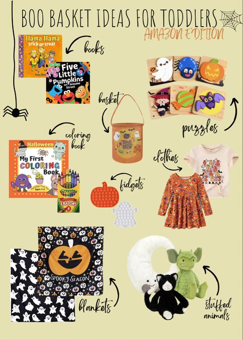 I absolutely love Halloween and giving gifts, so a boo basket is a great way to combine both! I linked everything on my Amazon Storefront for easy access!🧡🕸️ Boo Basket Ideas, Five Little Pumpkins, Giving Gifts, Boo Basket, Crayola Crayons, Love Halloween, Halloween Books, Amazon Storefront, Holiday Books