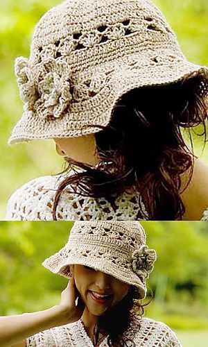 Ravelry Crochet Patterns, Pola Topi, Crochet Adult Hat, Crochet Summer Hats, Crochet Sun Hat, Confection Au Crochet, Crocheted Hat, Crochet Knit Hat, Bonnet Crochet