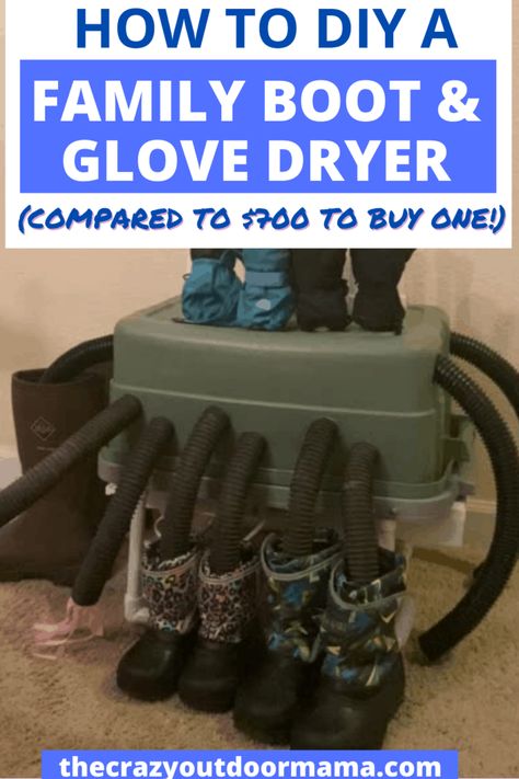 Boot Holder Diy, Boot Drying Rack, Winter Gear Organization, Diy Winter Clothes, Glove Dryer, Sas Entree, Boot Holder, Boot Dryer, Kids Winter Outfits