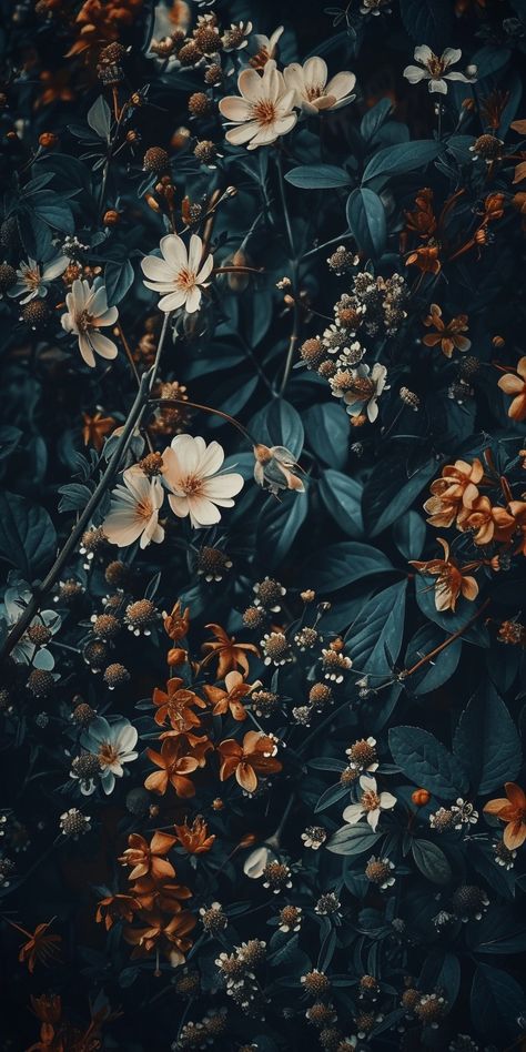 Dark Academia Flowers Wallpaper, Dark Nature Wallpaper Iphone, Dark Fairytale Aesthetic Wallpaper, Dark Spring Wallpaper, Dark Floral Wallpaper Iphone, Dark Flower Aesthetic Wallpaper, Iphone 11 Green Wallpaper, Flower Dark Aesthetic, Dark Vintage Wallpaper