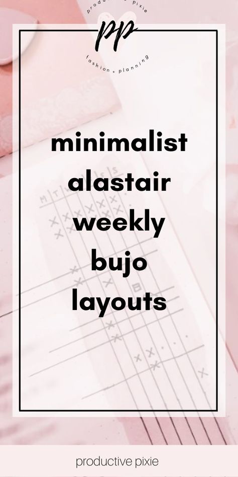 I've been looking for a planning system that works for me for a long time. I love bullet journaling, but finding a combination of a monthly, weekly, and daily layout that works for me has been a challenge. At the beginning of the year, I stopped making monthly bullet journal layouts and switched over to just making daily layouts. Then I tried the Alastair weekly bullet journal method, and all I can say is "WOW"! Alastair Method, Minimalist Bullet Journal Layout, Monthly Bullet Journal Layout, Love Bullet, Monthly Bullet Journal, Weekly Bullet Journal, Daily Bullet Journal, Bullet Journal Work, Bujo Layout