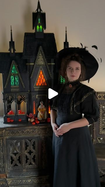 Milena Zientkiewicz on Instagram: "Want to transform a basic plastic dollhouse into a dark, gothic palace? In this quick reel, I’ll show you the essentials—black paint, gothic details, and a touch of Victorian mystery!
Ready to add a little darkness to your mini world? Would you try this for your own dollhouse? 

#GothicDollhouse #DIYMiniatures #DarkMansion #VictorianVibes #miniature
#victorian  #diy #dollhouse #gothicdoll #halloween #historical" Gothic Dollhouse Diy, Diy Victorian Dollhouse, Diy Haunted Dollhouse Ideas, Victorian Diy, Gothic Palace, Victorian Mystery, Gothic Details, Halloween Doll House, Dark Mansion