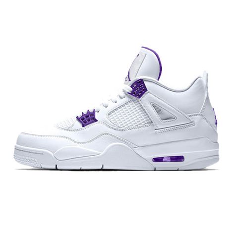 Buy Air Jordan Sneakers Online Jordan 4 Metallic Purple, New Basketball Shoes, Nike Air Jordan 4, Popular Sneakers, Air Jordan 4, University Blue, Womens Basketball, Mens Basketball, New Classic