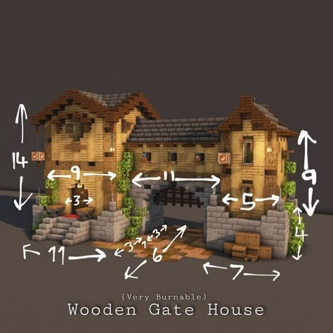 Minecraft House Inspiration Medieval, Medieval Cottage Minecraft, Best Minecraft Builds, Upgraded Village House Minecraft, Mincraft Town Ideas, Castle House Minecraft, Minecraft Inspo House, Mc Village Ideas, Mid Evil Minecraft Builds