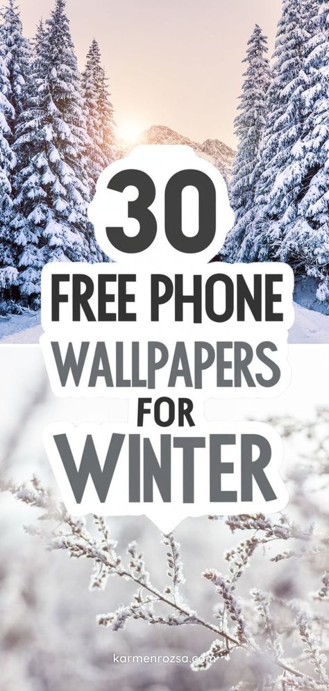 30 Free Phone Wallpapers for Winter-iPhone, Android wallpapers to download. Winter Outdoors, Christmas decoration, winter interior style wallpapers. Wallpapers For Winter, Phone Fall Wallpaper, Winter Phone Wallpapers, Christmas Wallpaper Android, Fall Phone Wallpaper, Winter Wallpapers, Cozy Winter Decor, Christmas Wallpaper Free, Winter Iphone