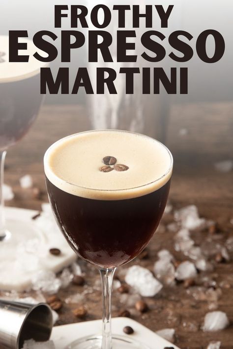 Espresso Simple Syrup, Frothy Espresso Martini, How To Make Martini, Esspresso Martini, Best Espresso Martini, Colour Markers, Brown Sugar Simple Syrup, Espresso Martini Recipe, Make Brown Sugar