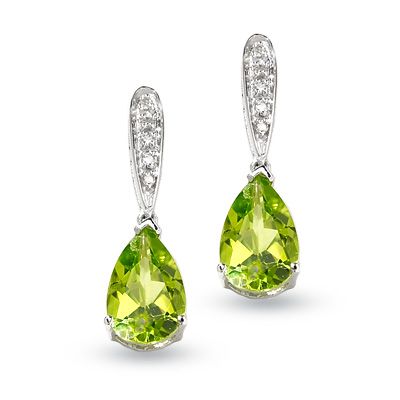 White Gold Drop Earrings, Peridot Birthstone, Bridal Earrings Drop, Peridot Jewelry, Peridot Earrings, Elegant Sophisticated, Peridot Stone, August Birth Stone, Gold Drop Earrings