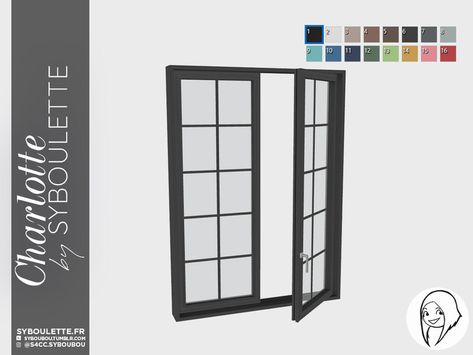 Sims 4 Cc Open Window, Sims 4 Open Windows Cc, Sims 4 Doors And Windows Cc, Windows Sims 4 Cc, Sims 4 Windows Cc, Bay Window Nook, Loft Windows, Industrial Windows, Window Nook