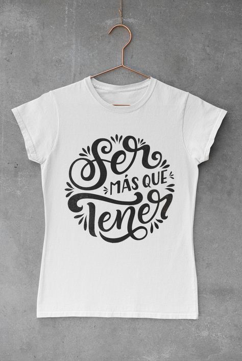 Positive Messages, Brush Lettering, Yoga Clothes, Cool Words, Latest Design, Cool T Shirts, Convertible, Yoga, T Shirts For Women