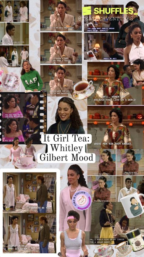 Created by teatechventures on Shuffles 90s Glam Aesthetic, Whitley Gilbert, Black Hollywood Glamour, 00’s Fashion, Black Sitcoms, 90s Coquette, Vision Board Collage, Glam Aesthetic, I Love Being Black