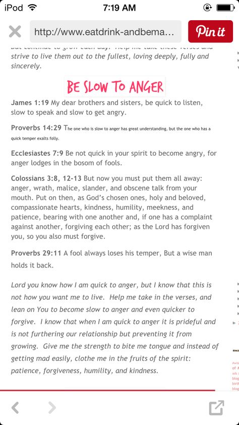 How To Be Slow To Anger, Bible Verses For Anger And Frustration, Verses For Anger, Bible Verses For Anger, Anger Coping Skills, Let Go Of Anger, Journal Bible Quotes, Bible Journaling For Beginners, Slow To Speak