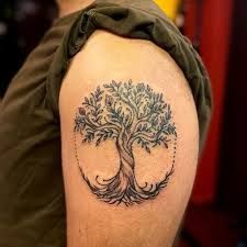 Tree Tattoo Ideas For Men, Tree Of Gondor Tattoo, Dead Tree Tattoo, Giving Tree Tattoos, Birch Tree Tattoos, Olive Tree Tattoos, Tree Tattoo Ideas, Evergreen Tree Tattoo, Tree Silhouette Tattoo