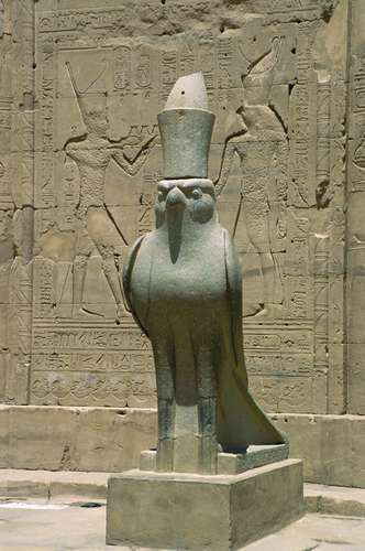 Horus | Story, Appearance, & Facts | Britannica Ancient Tattoo, Egyptian Deity, Egyptian Mythology, Egyptian Goddess, A God, Egyptian Gods, Mesopotamia, Egyptian Art, Animal Figures